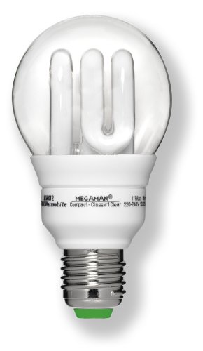 Megaman 610295 ESL COMPACT CLA Energiesparlampe 11W E27 230V 827 Klar Preisvergleich
