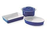 Mayfair & Jackson Four Piece Stoneware Casserole Set