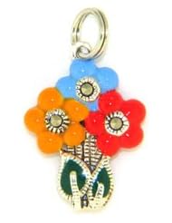 Judith Jack Bouquet of Flowers Charm