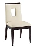 Pinzon Ellington Dining Chair, Cream Vinyl, Java