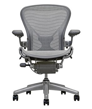Aeron Desk Chair Full-Featured PostureFit Color Classic Zinc Medium