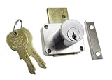 CompX National Pin Tumbler Deadbolt Lock Dull Chrome C8179-26D