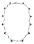 Turquoise necklace, 'Wings' 18" L