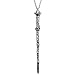 JoJo&Lin 4 pcs/set Vintage Movie Inspired Magic Wand Pendant Necklace Antique Bronze or Silver (Antique Silver Set)