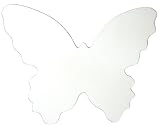 RoomMates MIR0002BTL Large Butterfly Peel & Stick Mirror