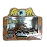 Jada Toys Von Dutch Kustom Cycles diecast 1:18 scale Cruel World - Orange