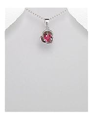 CZ Pendant Necklace In 92.5 Sterling Silver