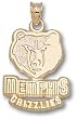 Memphis Grizzlies Logo 5/8". Charm/Pendant -14K/10K, Stainless Steel or Gold Plated