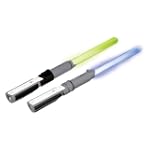 Official Star Wars Wii Anakin & Yoda Light-Up Replica Lightsabers - Dueling Pack