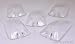 Putco Pure LED Truck Cab Roof Running LightsLens Only - ClearGMCC/K Pickup1988 to 19985pc kit (lens only)