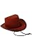 Kids Brown Cowboy Hat Halloween Costume Dressup 12 pcs