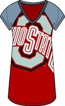 Ohio State Buckeyes Ladies' Next Generation Jersey Nightgown / Shirt (X-Large)