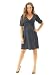 Matte Jersey Cross Front Nursing Dress