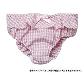 60cmドールサイズコレクション 60チェック フリルパンツ ピンクチェック（ドール用衣装）