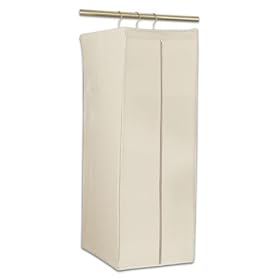 Natural Canvas Dress Suit Bag by