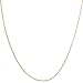 18kt Gold over Sterling Silver 030 Fine Rolo Chain 18in Necklace - Perfect for Pendants