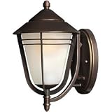 Hinkley Aurora Lanterns/Wall Mounted Entrance Metro Bronze