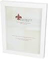 Lawrence Frames 795280 White Wood Treasure Box Shadow Box Picture Frame, 8 by 10-Inch