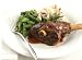 Gourmet Food : Lamb Shank w/Red Skin Mashed Potatoes & Asparagus