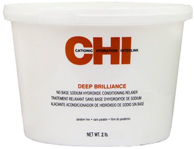  CHI Deep Brilliance No Base Sodium Hydroxide Conditioning Relaxer, Mild / 2 lb. tub 