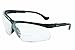 Honeywell Uvex Ademco by Genesis 1 Diopter Black Safety Glasses With Clear Anti-ScratchHard Coat Lens, Black/Clear, 1.0 (S3760)