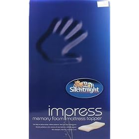 Silentnight Impress Double Memory Foam Mattress Topper (5 cm Depth)