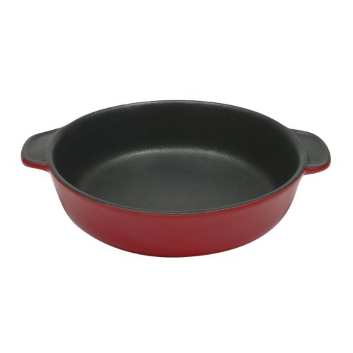 Maxwell and Williams Microstoven Red 6-1/2-Inch Round Au Gratin Dish