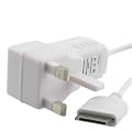 NEW iPOD APPLE WHITE MAINS CHARGER (6G Nano 6th Generation, iPod 4G Touch 4th Generation 8GB 32GB 64GB , New iPod Classic 160GB, Apple iPhone 3GS & 4G, FCC, RoHS certified)