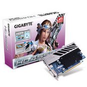 Gigabyte ATI Radeon HD 4550 Grafikkarte (PCI-e, 512MB GDDR3 Speicher, Dual DVI-I, D-Sub, HDMI-Ausgang, 1 GPU)
