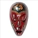 Bali Wood Carving - Red Lombok Mask