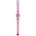 Baby Watch - Montre enfant - Fille - Disney Blanche Neige - La montre pédagogique - Plastique gomme avec dessins 3D - Avec méthode d'apprentissage