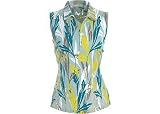 Misses Liz Golf Life Is A Game Sleeveless Printed Polo