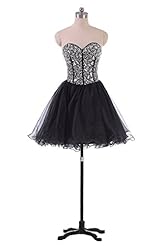 Cocktail Sweetheart  Organza Party Dress  With Rhinestones