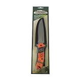 F.A.S.T. 441 Stainless Steel Blade Camo Folder (Mossy Oak Blaze Orange/Stainless Steel, Fixed)