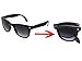 Vast UV Protected Wayfarer Unisex Sunglasses (POCKET_SIZE_FOLDABLE_BLACK|52|Grey) RS.345.00
