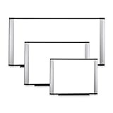 IMAGE OF 3M Dry Erase Board, Wide Screen Style, Aluminum Frame, Porcelain, 48 Inches x 36 Inches (P4836A)