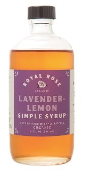 Royal Rose Lavender Lemon Simple Syrup 8oz