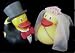 Pair of Bride and Groom Rubber Ducks