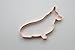 Sitting Welsh Corgi Cookie Cutter 5 Inch Handcrafted in USA by The Fussy Pup
