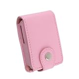 Leather Case w/ Cover for Creative Zen V Plus, Pink