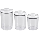 OXO 3-Piece Pop Round Canister Set, White