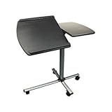Split-Top Laptop Caddy Portable Adjustable Rollin