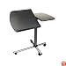 Split-Top Laptop Caddy! Portable Adjustable Rollin