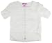 Pink Angel Toddler Girls 2-6X White Ruched Sleeves Cardigan