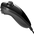 Black Nunchuck Controller Remote for Nintendo Wii Console