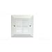 Cat5e Double Socket RJ45 Ethernet Network Face Plate