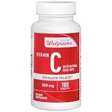 UPC 311917170916 product image for Walgreens Vitamin C with Natural Rose Hips Immune Health 500mg, Tablets, 100 ea | upcitemdb.com