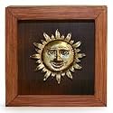 NOVICA Papier mache shadow box mask, 'Sun God Inti'