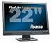 Iiyama ProLite E2202WSV 22 Zoll wide screen TFT Monitor schwarz mit Lautsprechern (Kontrast 1000:1, 5 ms Reaktionszeit)