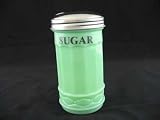 Jade Jadeite Glass Sugar Shaker